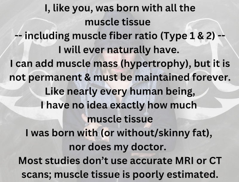 What Is Skinny Fat. Genetic Default Muscle Tissue