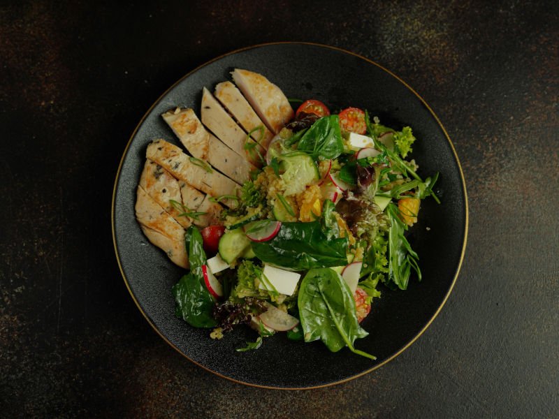 Low Carb Chicken and Salad