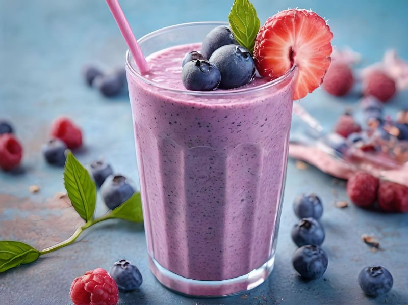 Best Protein Powder for Skinny Fat - Fruit Smoothie
