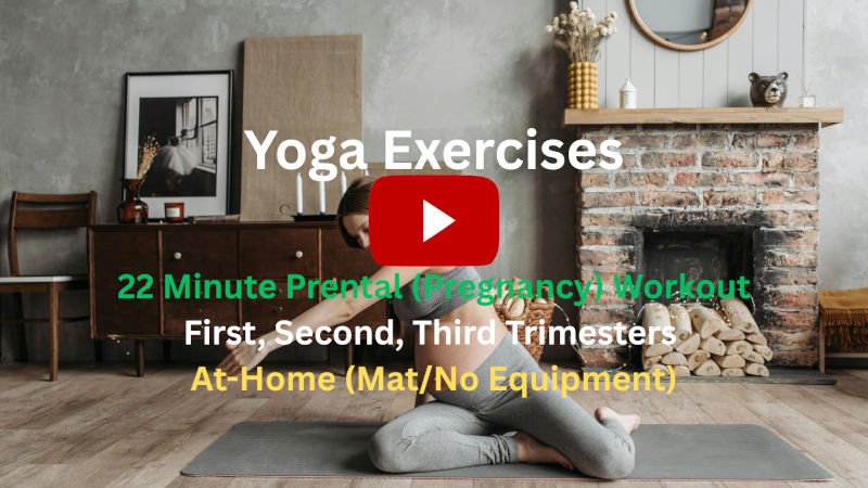 Yoga Exercises: 22 Minute Prenatal Workout To Improve Muscles, Workout At-Home (Mat/No Equipment) Yoga Exercises: 22 Minute Prenatal Workout To Improve Muscles, Workout At-Home (Mat/No Equipment)