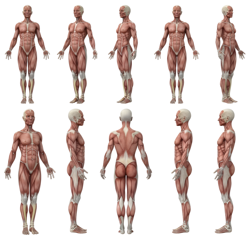 Anatomical Model Human Body with All 600+ Muscles - Why Is There No Standardized Baseline Phenotype to Understand Muscle Deficiency (Skinny Fat)?